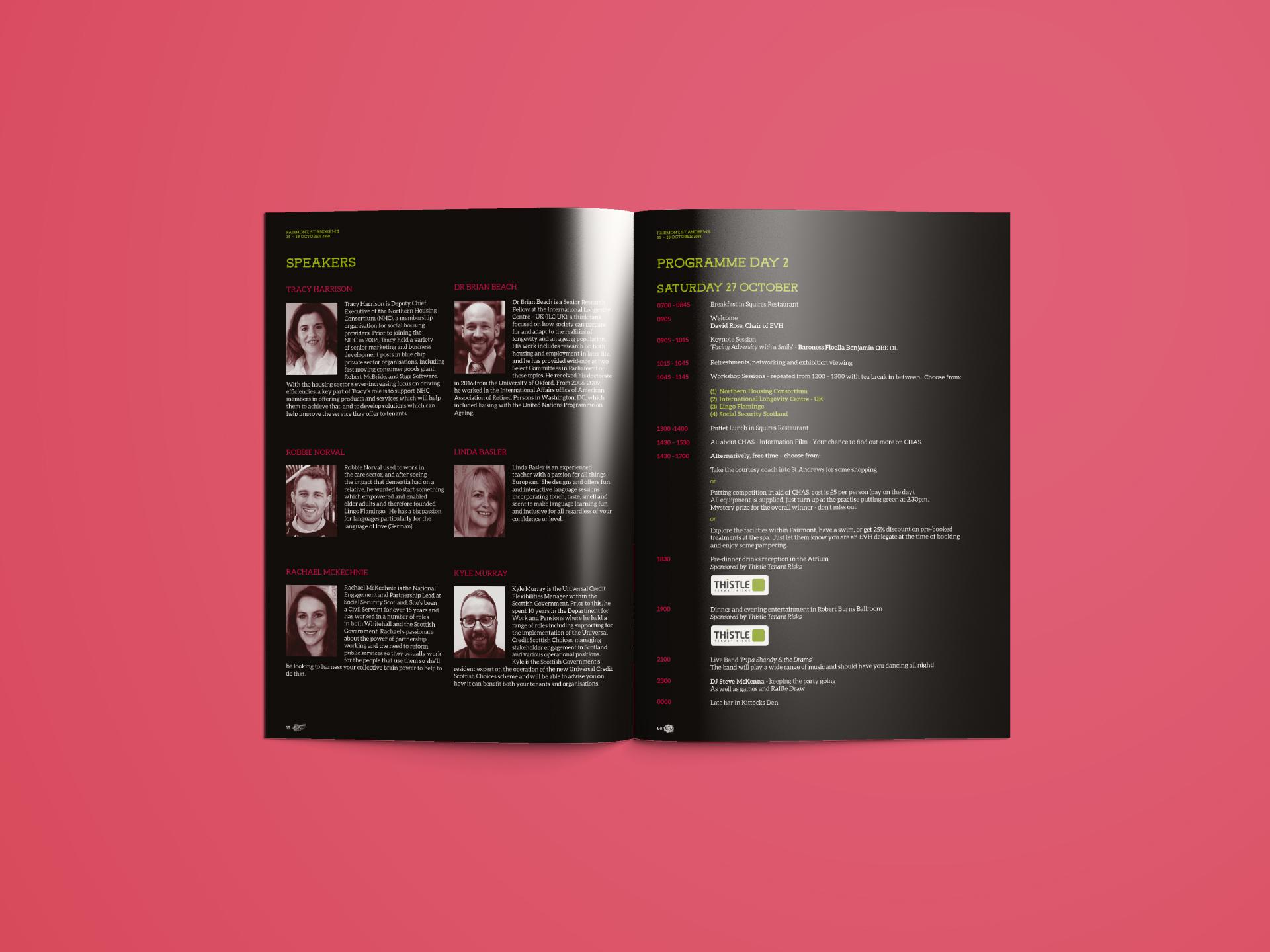 EVH Annual Conference Brochure Design